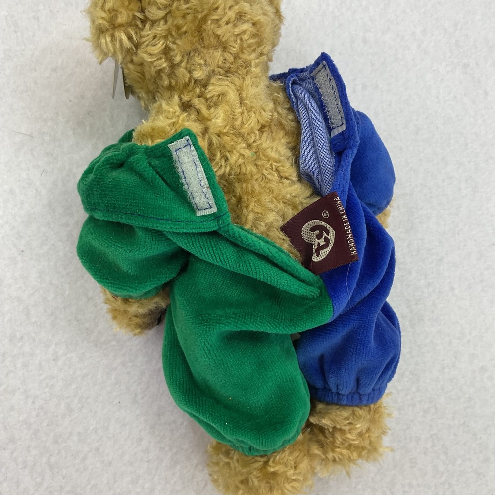 Ty Attic Treasures Piccadilly Bear 1993 Vintage Jointed Clown Plush 8 Inch - Picture 7 of 8